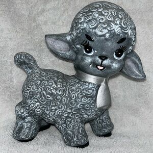 Vintage ceramic lamb